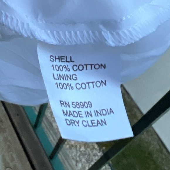 🆕 Chelsea&Violet White Ruffle Cotton Mini Dress Small Summer Boho Bridal Party - Picture 17 of 17